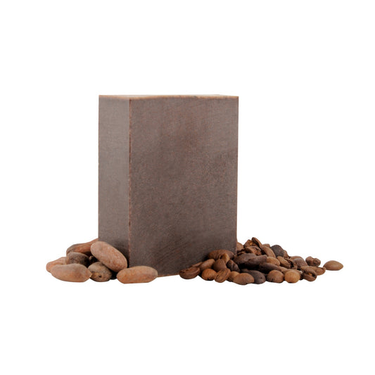 Jabón Dérmico Exfoliante Regenerador Cacao + Café